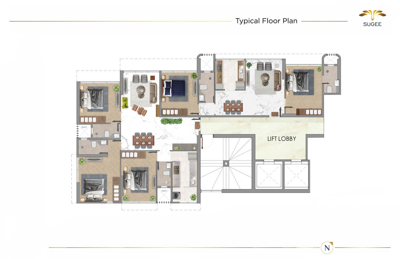 Akansha -Typical floor plan